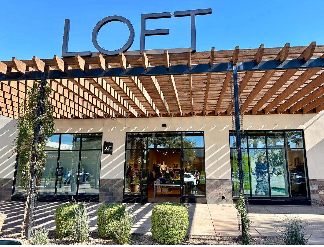 Exterior of a LOFT store.