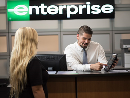 Andres helping an Enterprise customer