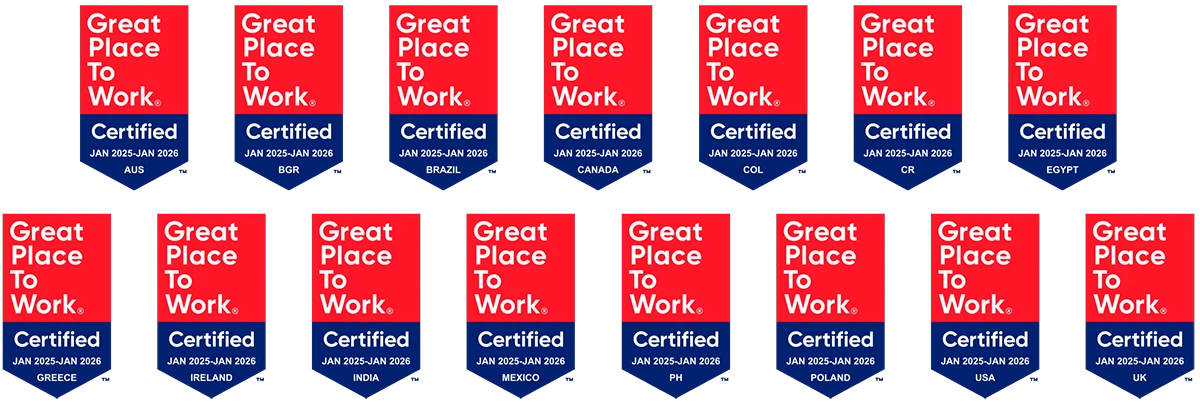 The 14 Great Place to Work certifications