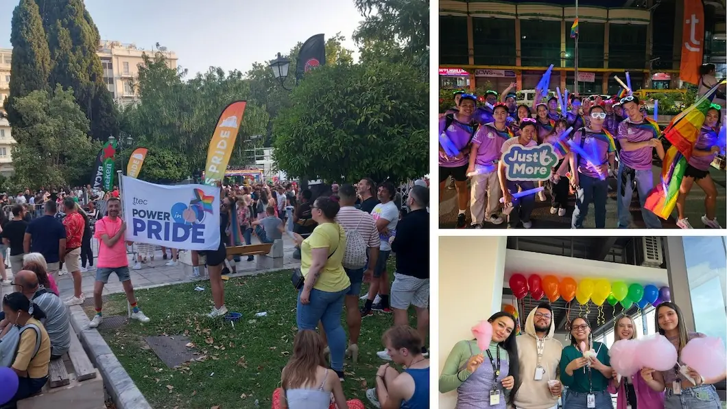 TTEC employees celebrating Pride month