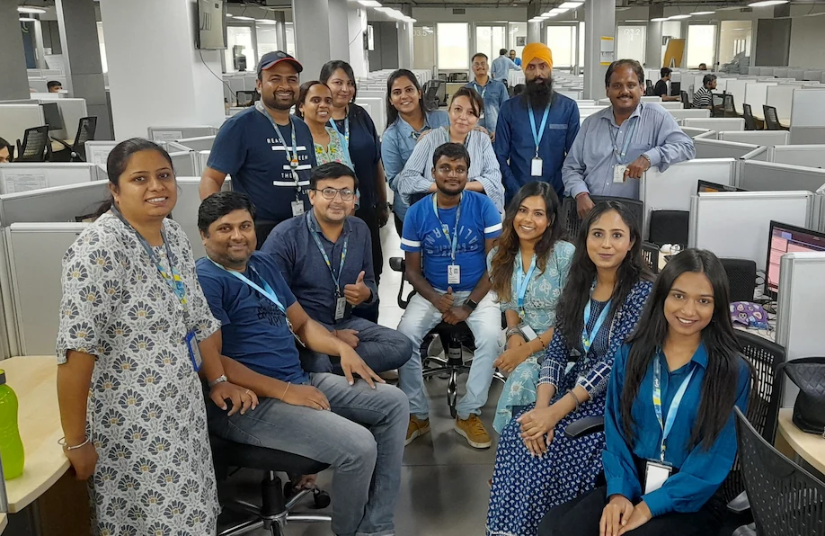 TTEC India Team on site.