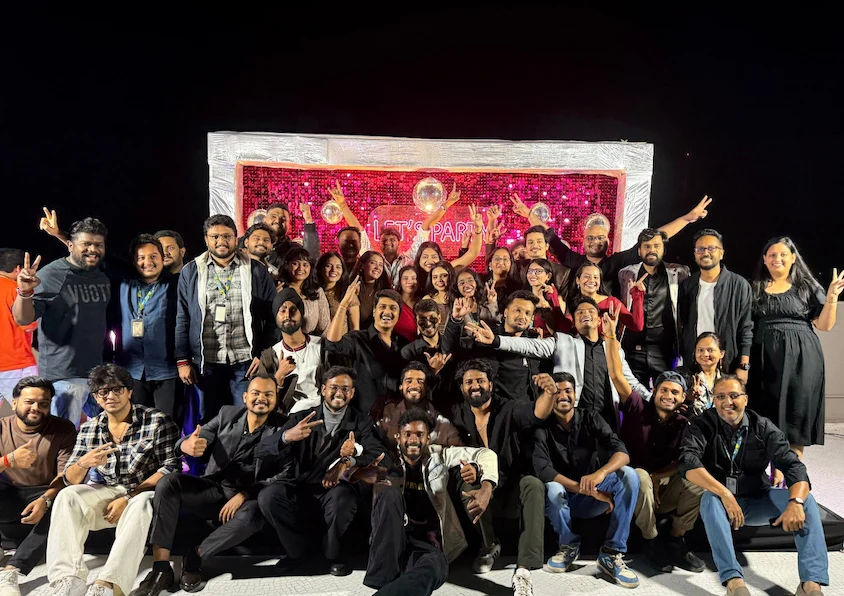 TTEC India team during their 2025 year-end party