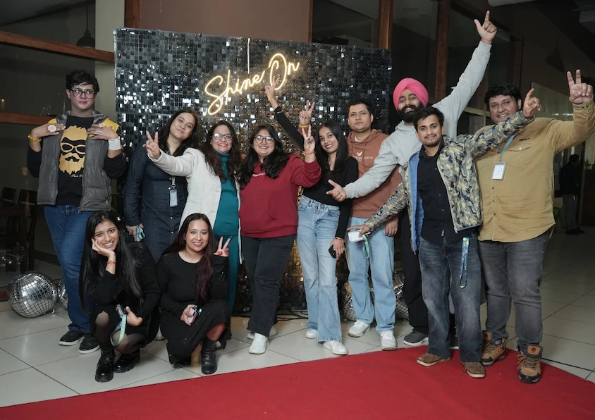 TTEC India team during the TTEC year end celebration