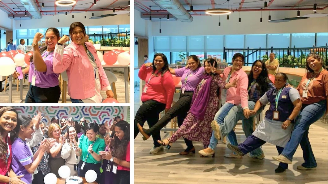 TTEC India team members celebrating women's month.