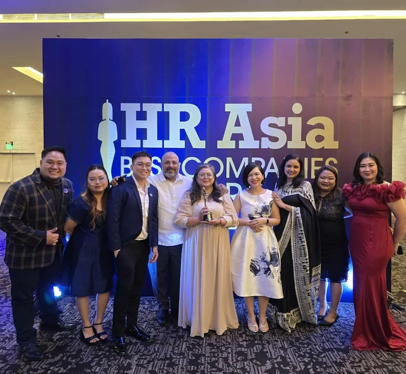 TTEC leaders during the HR Asia Awards 2025
