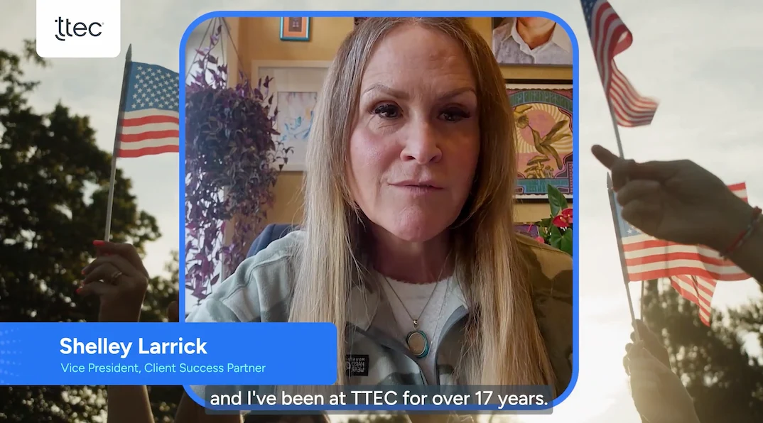 Shelley Larrick, TTEC Vice President for Client Success