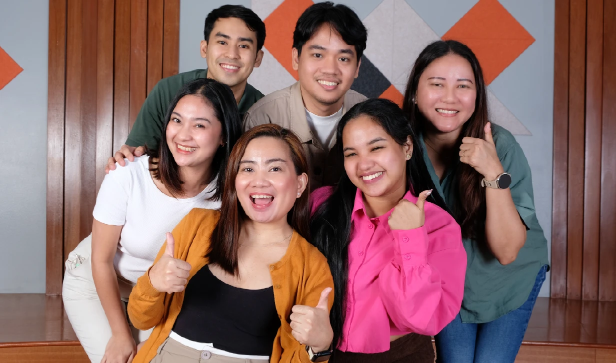 Group photo of TTEC employees in the Philippines