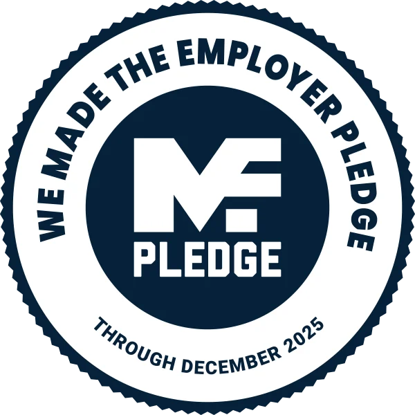 We made the Military Friendly employer pledge through December 2025