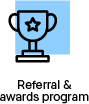 Referral and awards program
