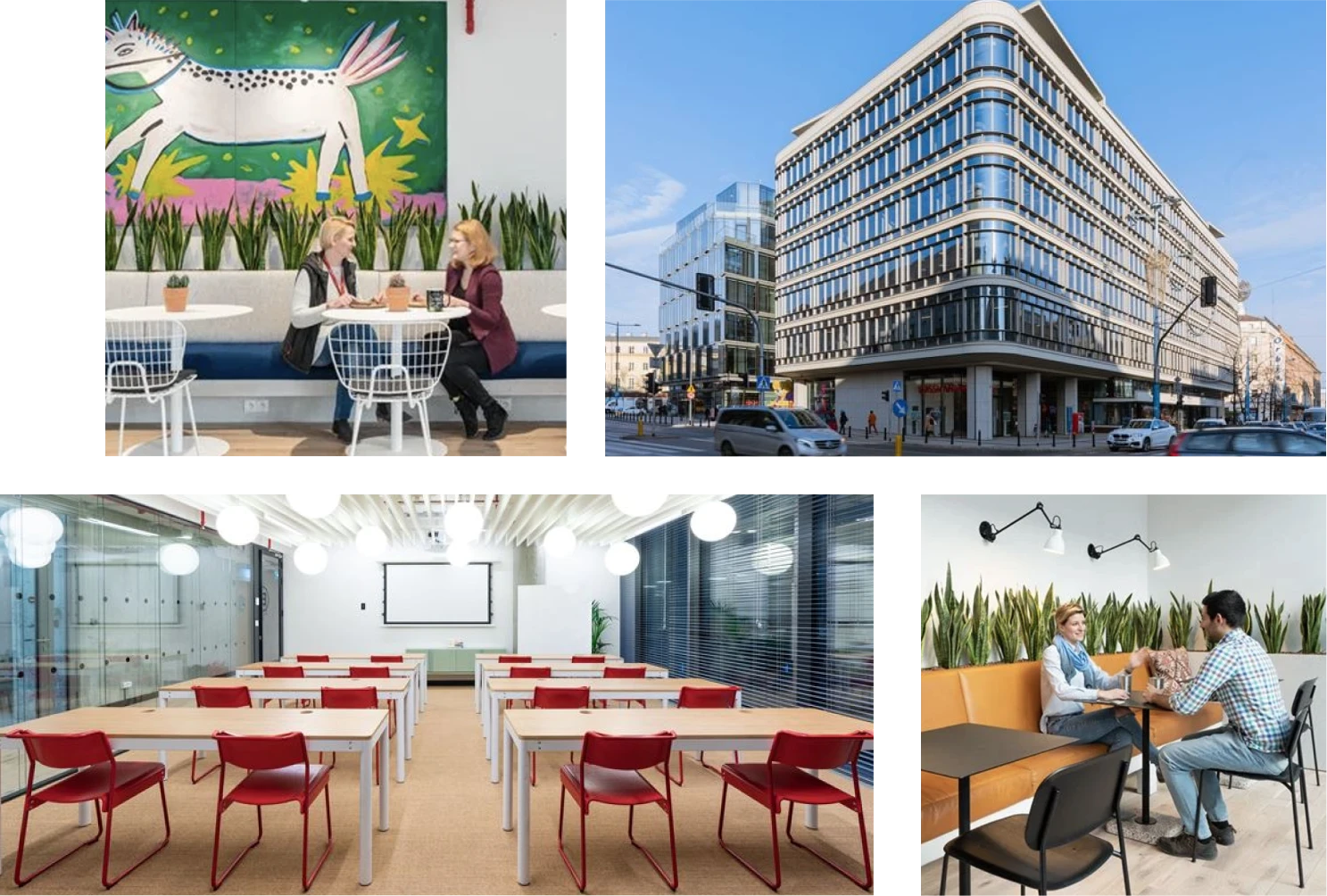 collage of photos from warsaw