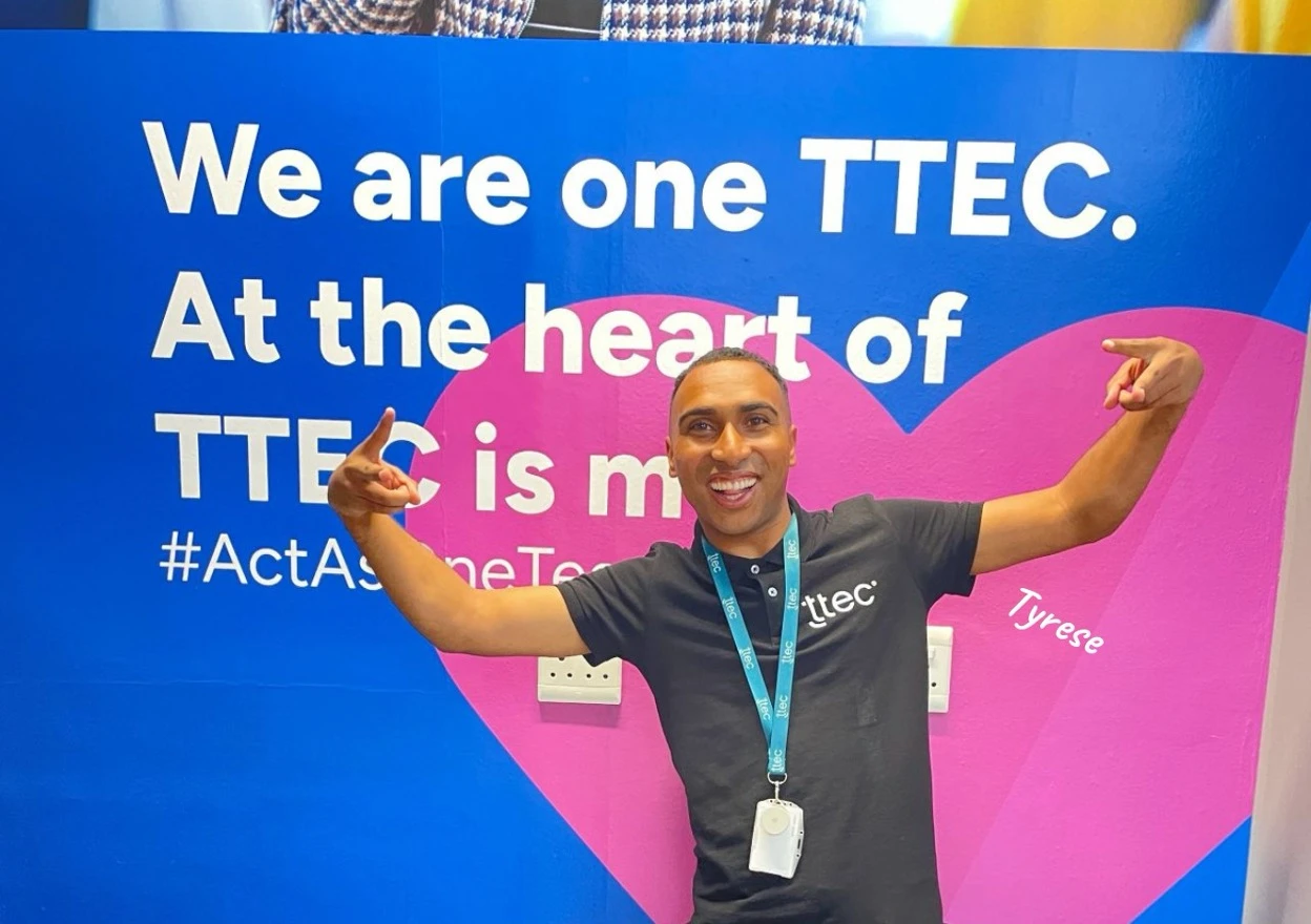 One of the TTEC South Africa team members.