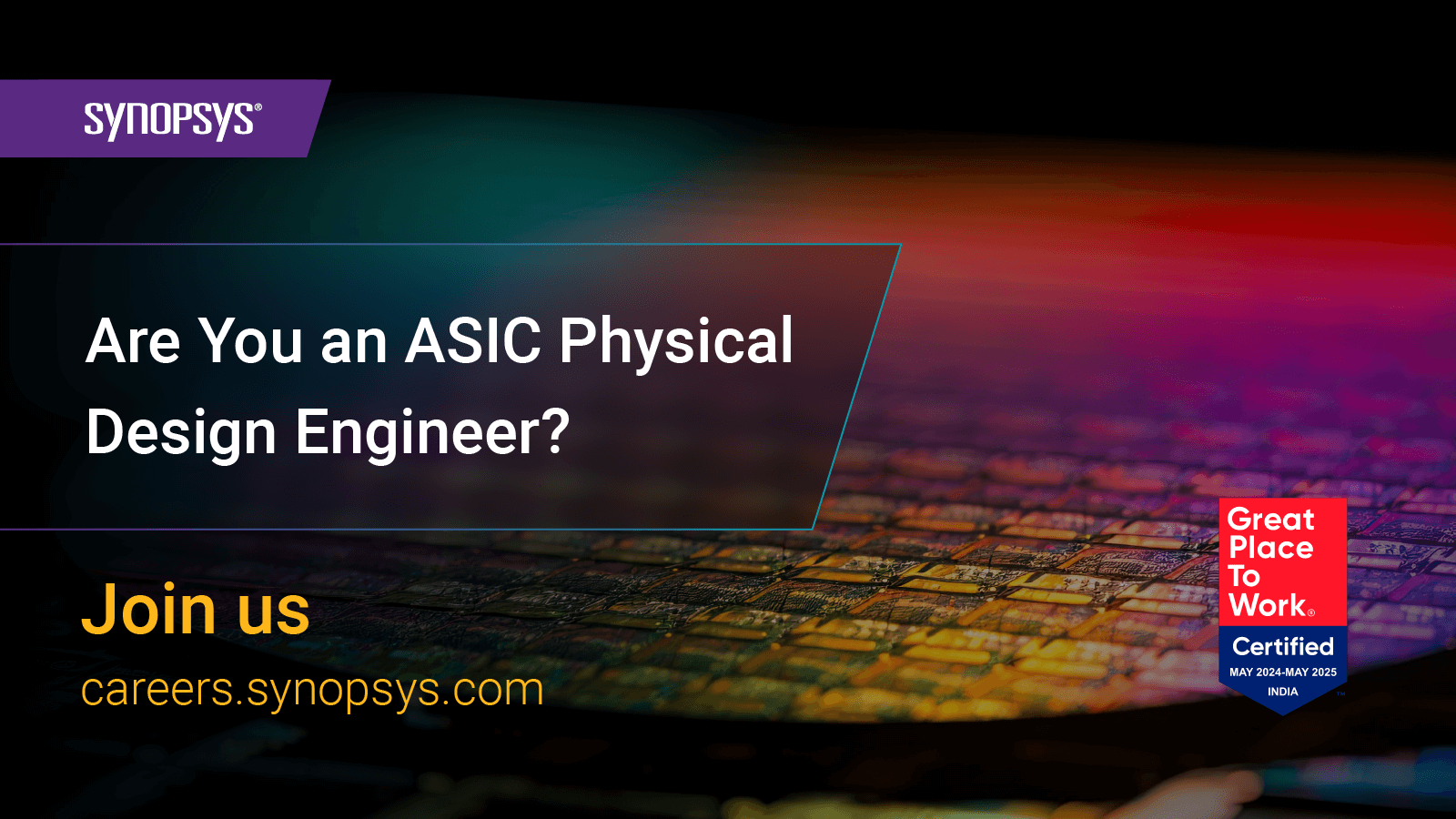 ASIC Physical Design Engr at Synopsys