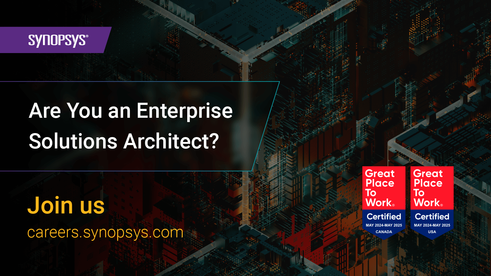 Enterprise Solutions Architect, Associate at Synopsys