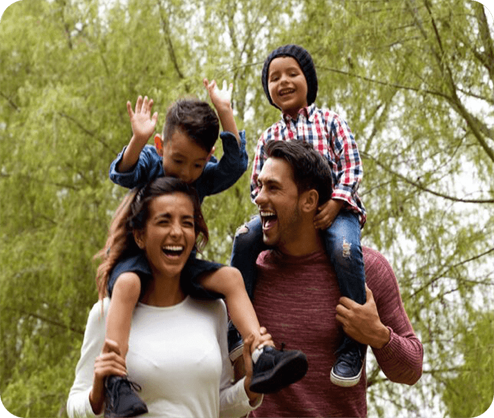 family laughing