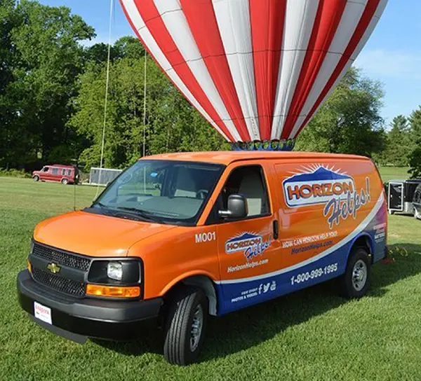 Horizon Services orange van