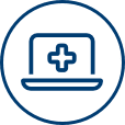 virtual healthcare icon