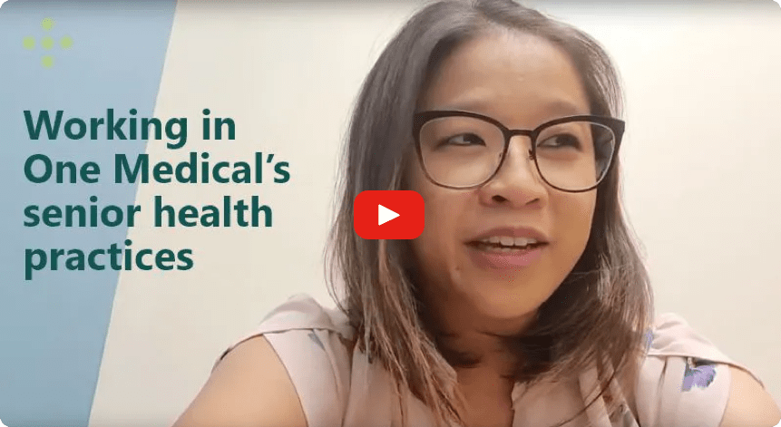 Working in One Medicals senior health practices