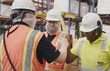 Lamb Weston employees in a warehouse