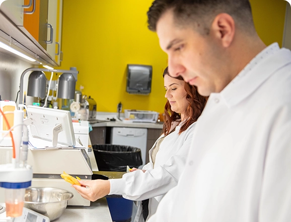 Person working in a lab