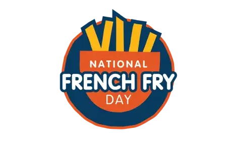 National French Fry Day badge