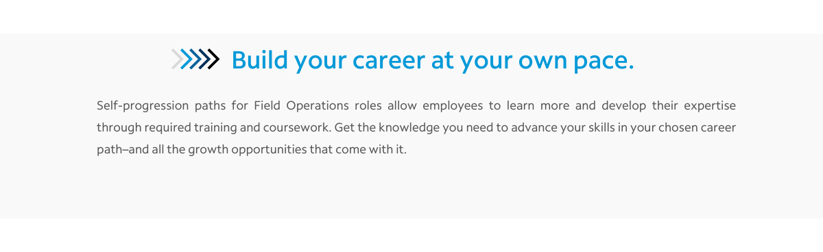 At Spectrum, you can build your career at your own pace.