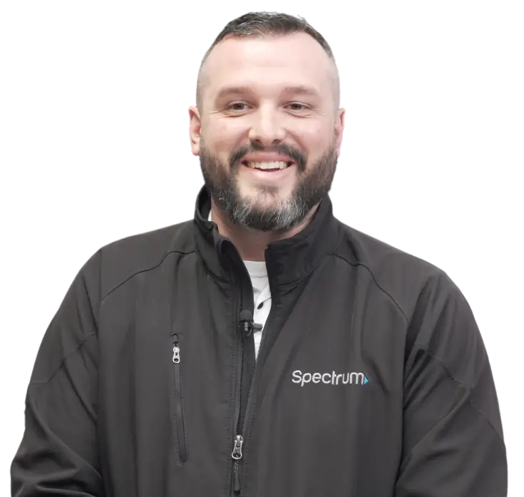 headshot of employee aaron smiling