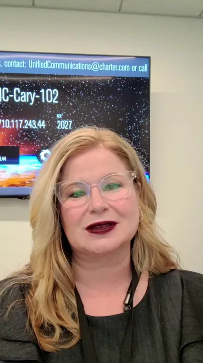 spectrum multi-tenant sales employees sharing her testimonial