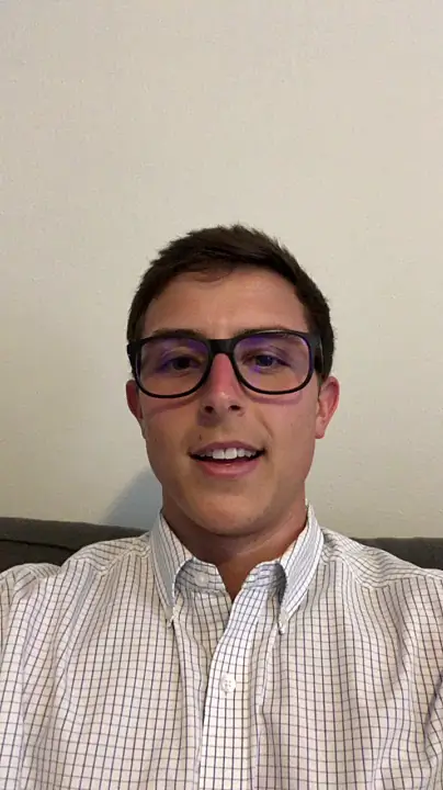 former corporate spectrum intern sharing his testimonial