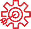 Icon of a cog wheel