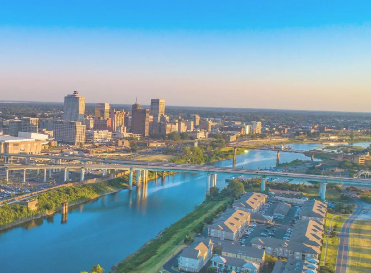 Aerial photo of Memphis