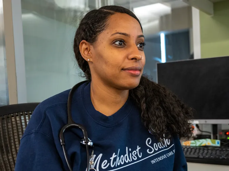 a new grad nurse working