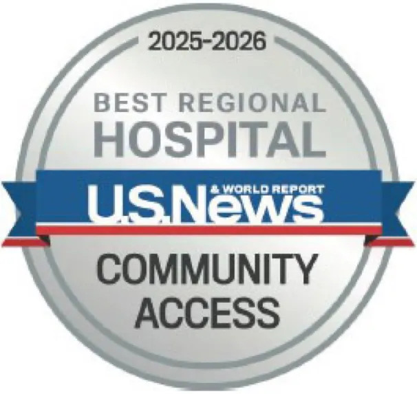 U.S. News Best Regional Hospital Community Access 2025–2026