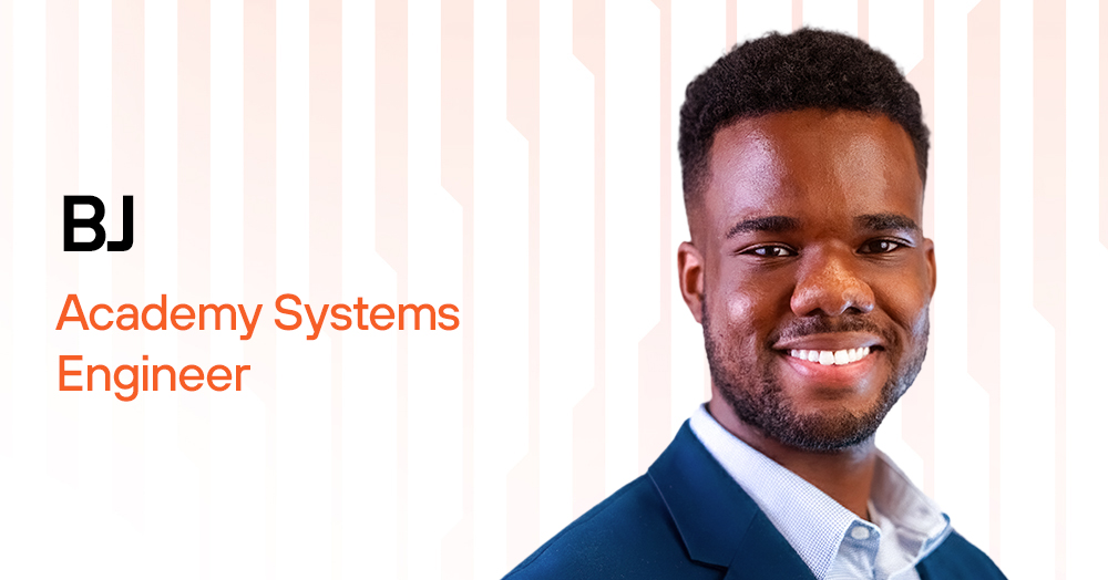 BJ, an Academy Systems Engineer at Palo Alto Networks, discusses his professional growth within the CAMP technical accelerator program.