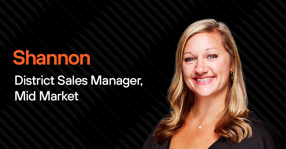 Professional portrait of Shannon, District Sales Manager at Palo Alto Networks, who leads the Mid-Market Sales team in New England and mentors emerging cybersecurity talent.