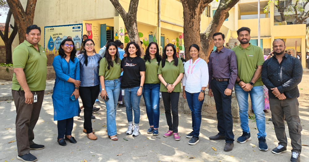 Palo Alto Networks volunteers at the Akshaya Patra Foundation