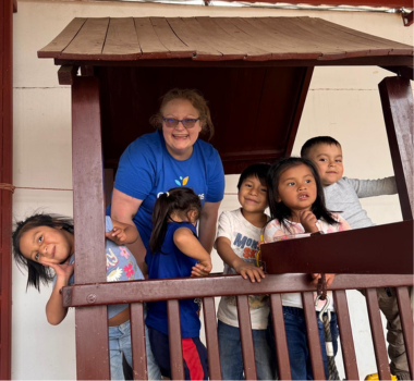 Global Outreach Clinician Playing With Children