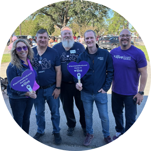 Group of Petco Love people smiling