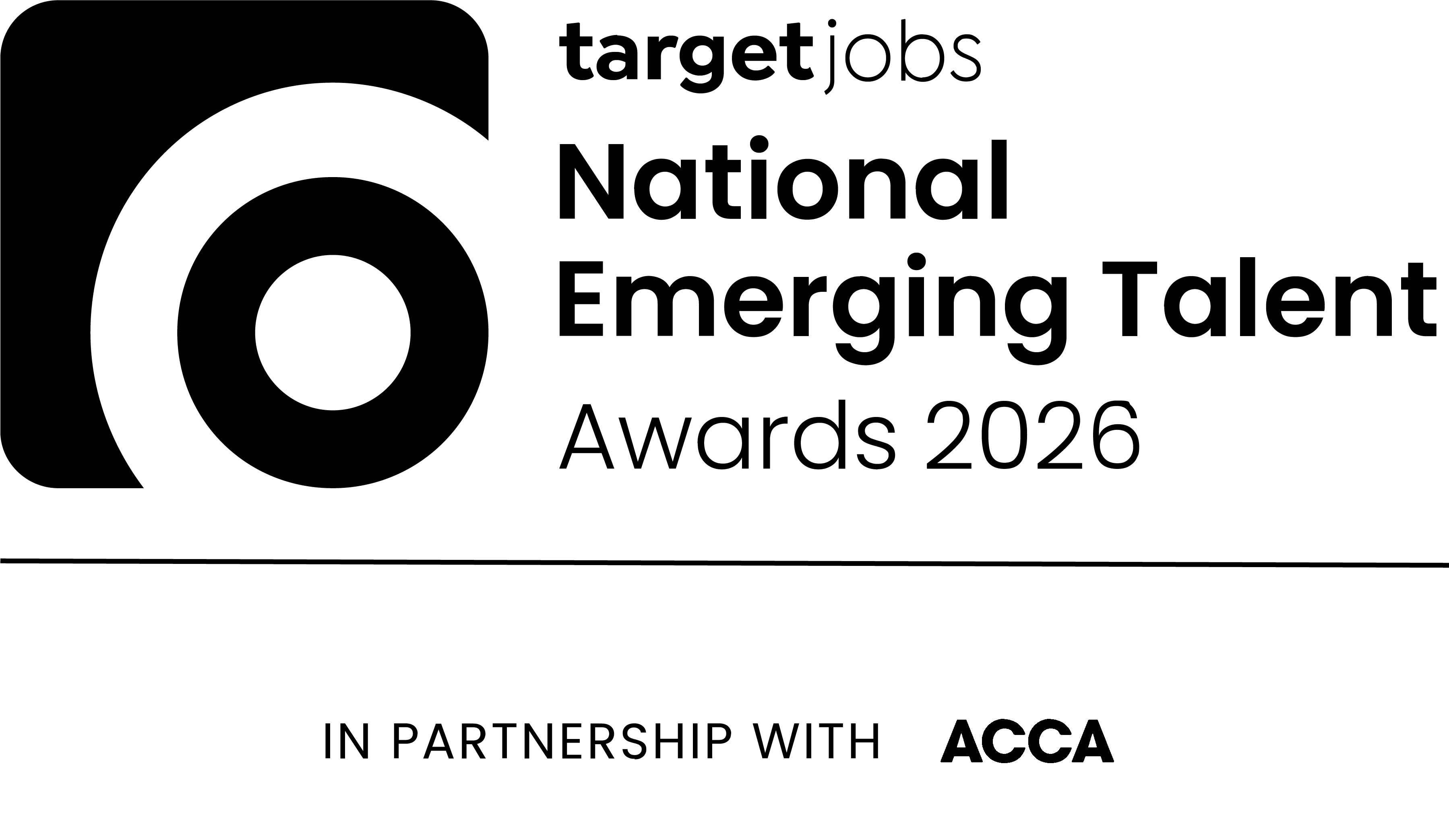 TargetJobs National Emerging Talent Awards 2026 logo