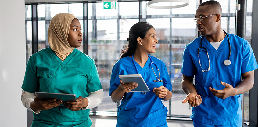 Men and Women taking each other