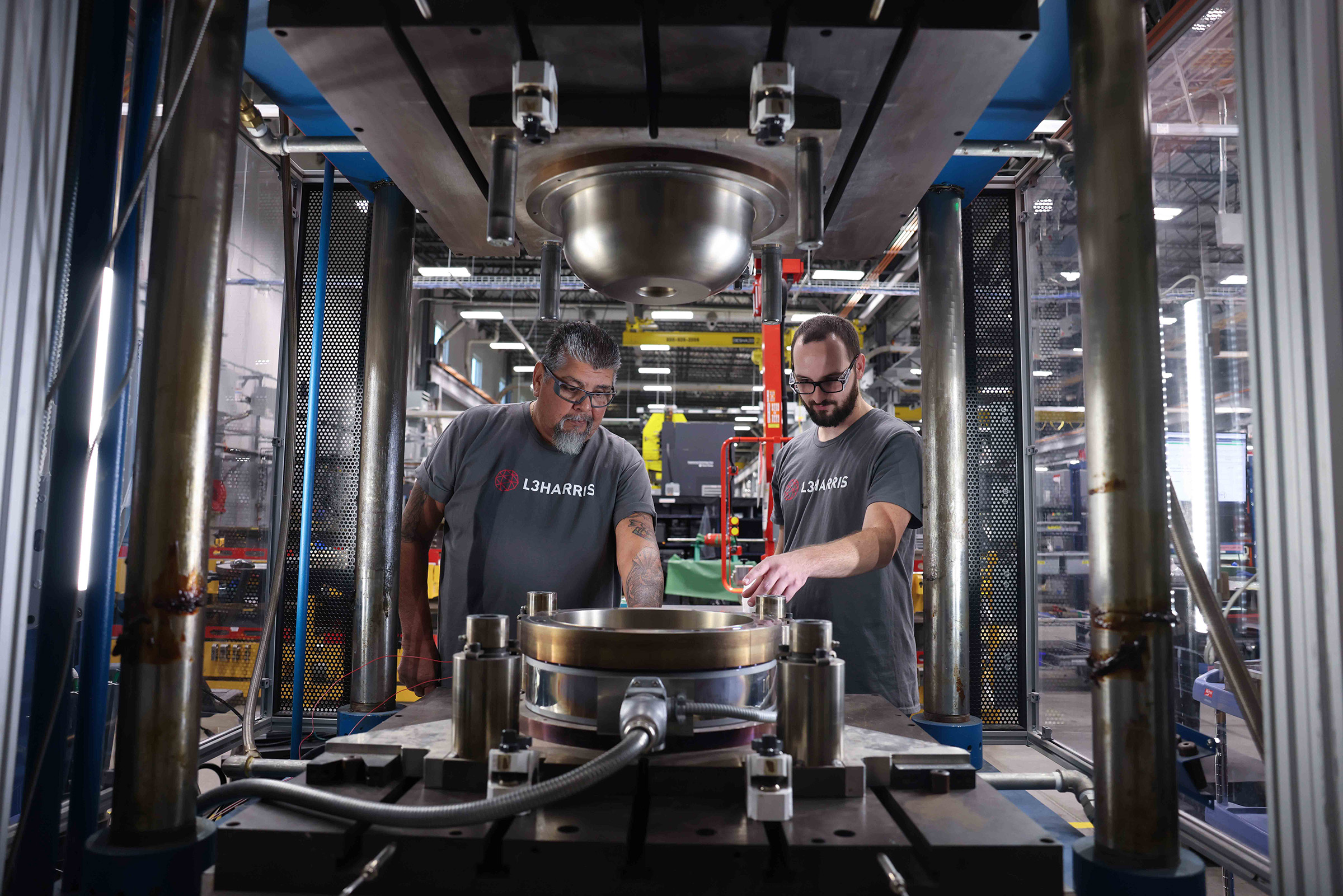 Employee doing some manufacturing work