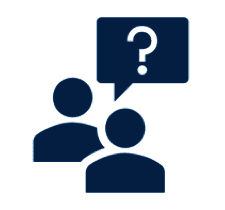 icon of 2 people talking