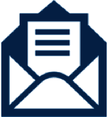icon of open envelope with a letter popping out