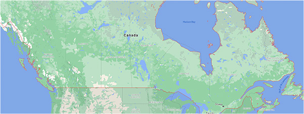 Map of Canada