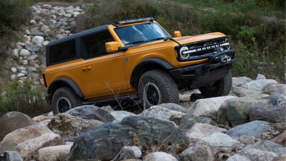 Ford Bronco on the Michigan Proving Grounds
