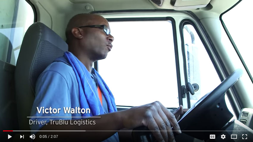 Victor Walton. Driver, TruBlu Logistics
