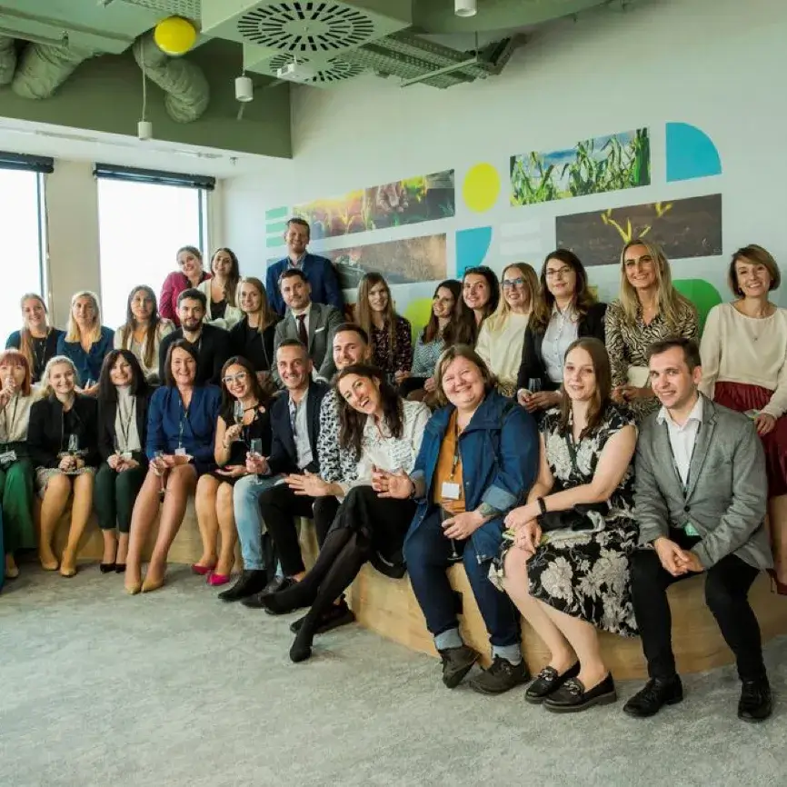 group of employees sitting