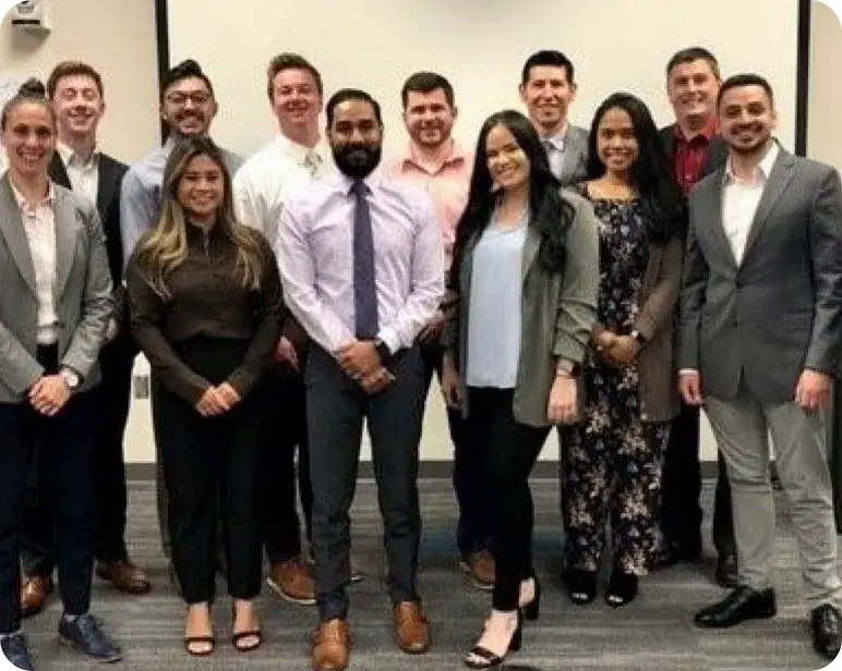 Group photo of employees