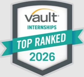Vault internships Top Ranked 2026 badge