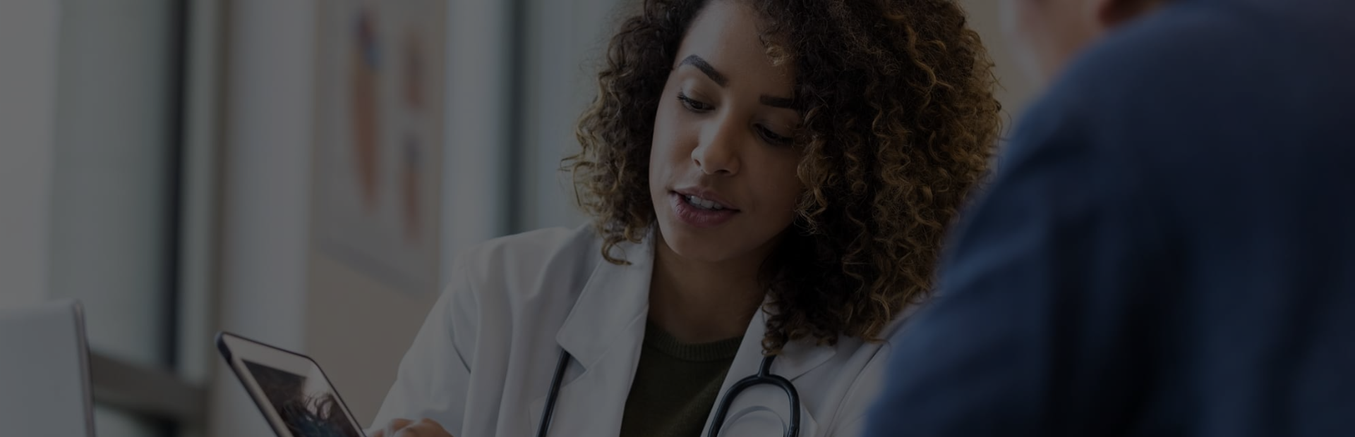 female doctor with a patient