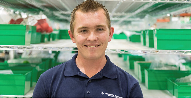 Seth, Stock Control Clerk